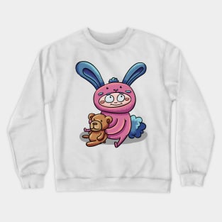 Bunny Trouble, Don't Be Fooled! Crewneck Sweatshirt